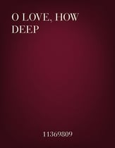 O Love, How Deep piano sheet music cover